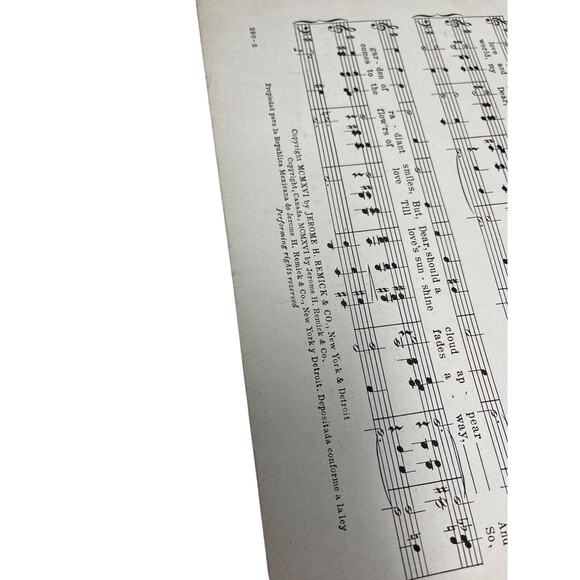 1916 Dont Turn The Smiles To Tears Sheet Music Richard Whiting Daisy Sullivan - Picture 4 of 11